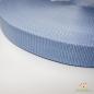 Preview: Gurtband Uni 30 mm Eisblau